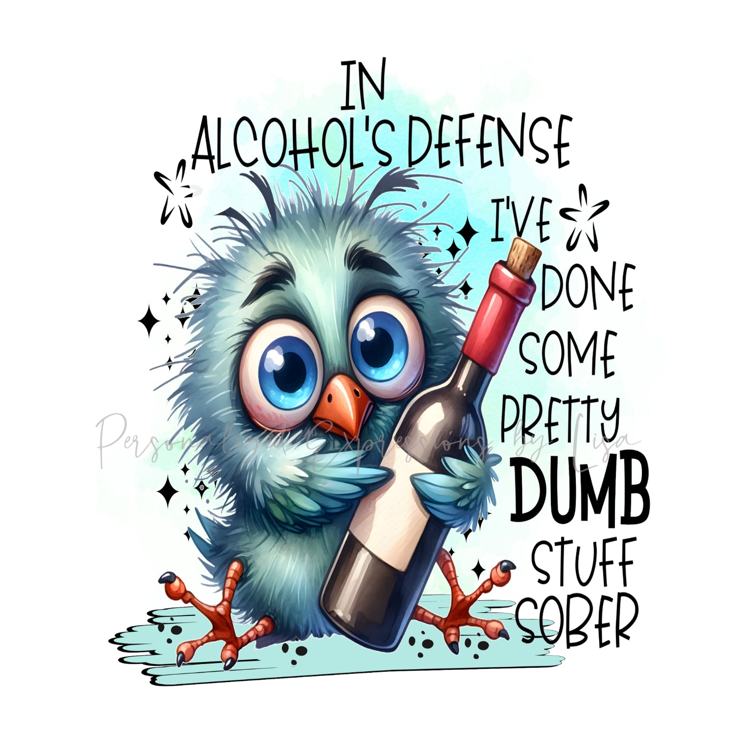 Funny Stainless Steel Wine Tumbler – 12 oz, Insulated & Spill-Proof - Alcohols Defense