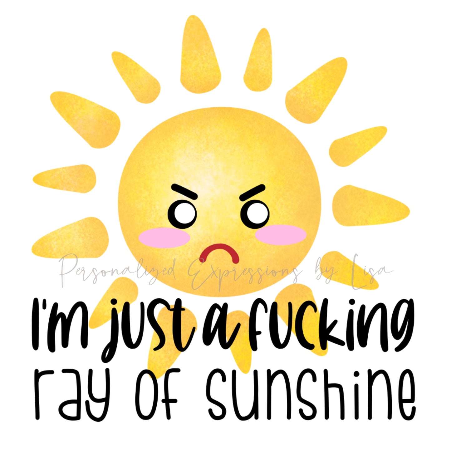 Funny Stainless Steel Wine Tumbler – 12 oz, Insulated & Spill-Proof - Ray of Fucking Sunshine