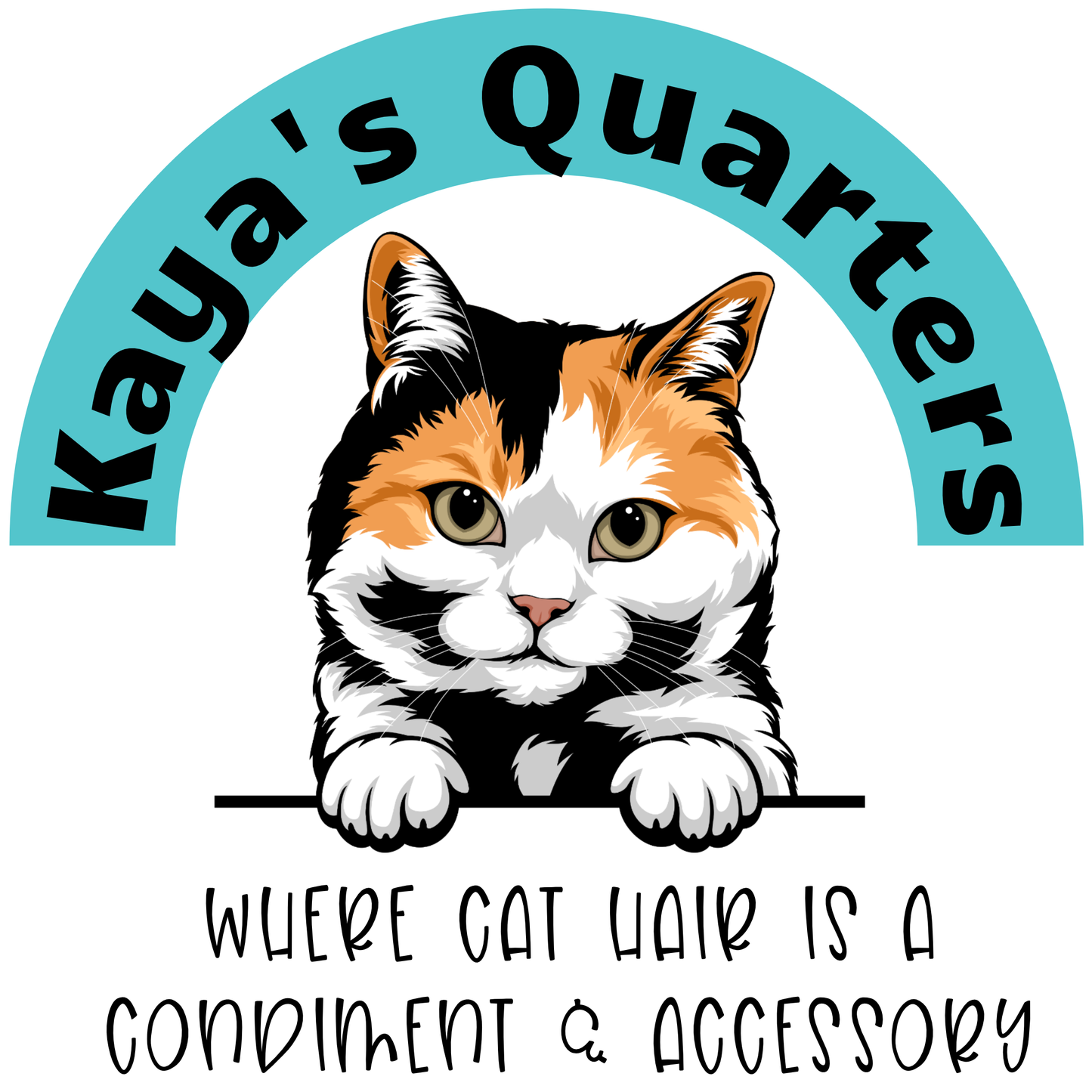 Personalize with your cat or dog's doppelgänger and name or message on this amazing towel.  Love your cat or dog