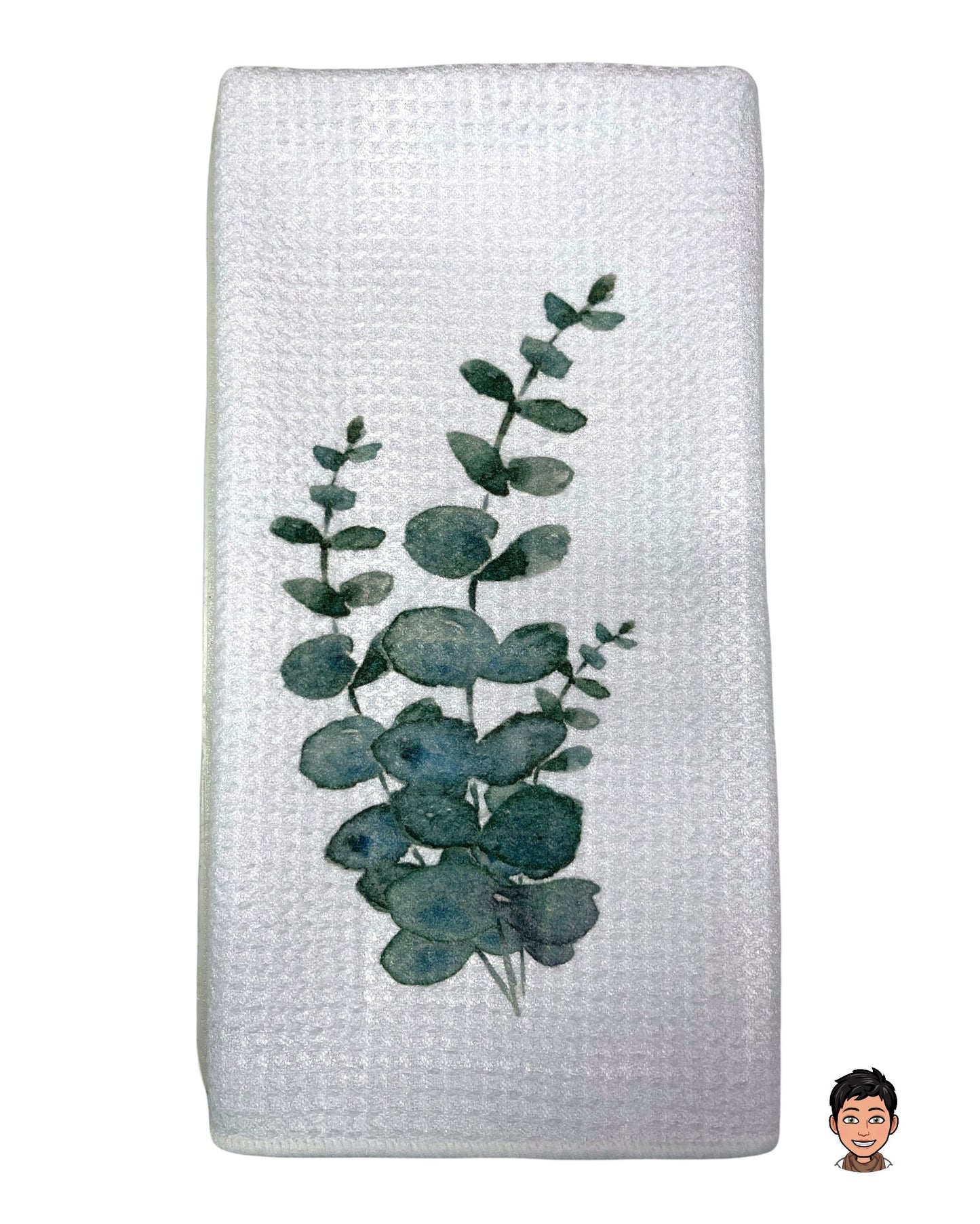 Minimal Eucalyptus Hand Towels