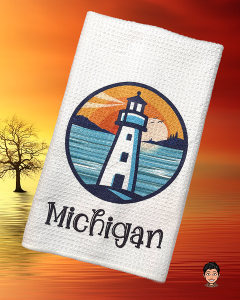 Michigan Mitten Kitchen Towels