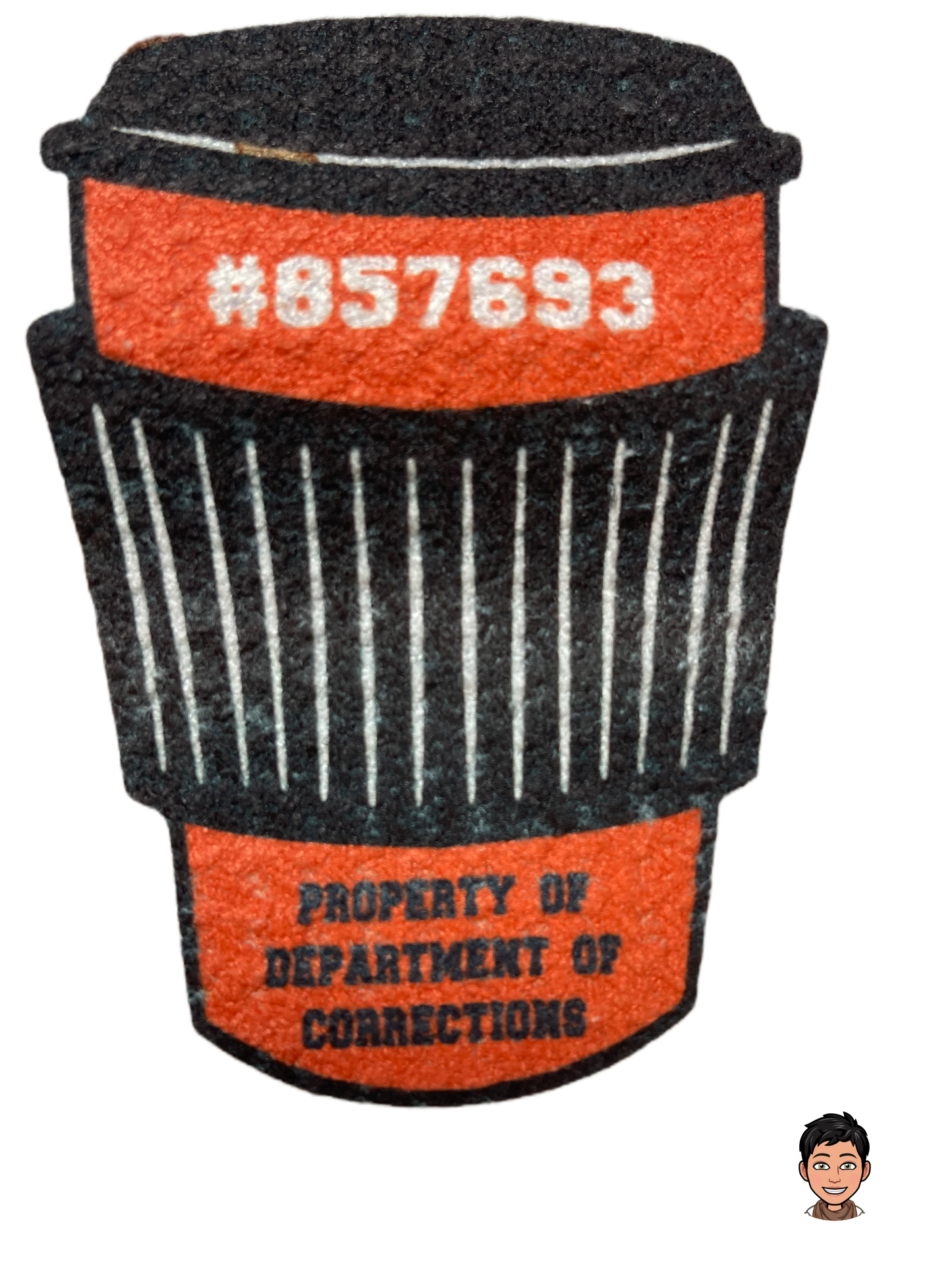 But First Coffee, Prison Orange is not My Color Kitchen Towel