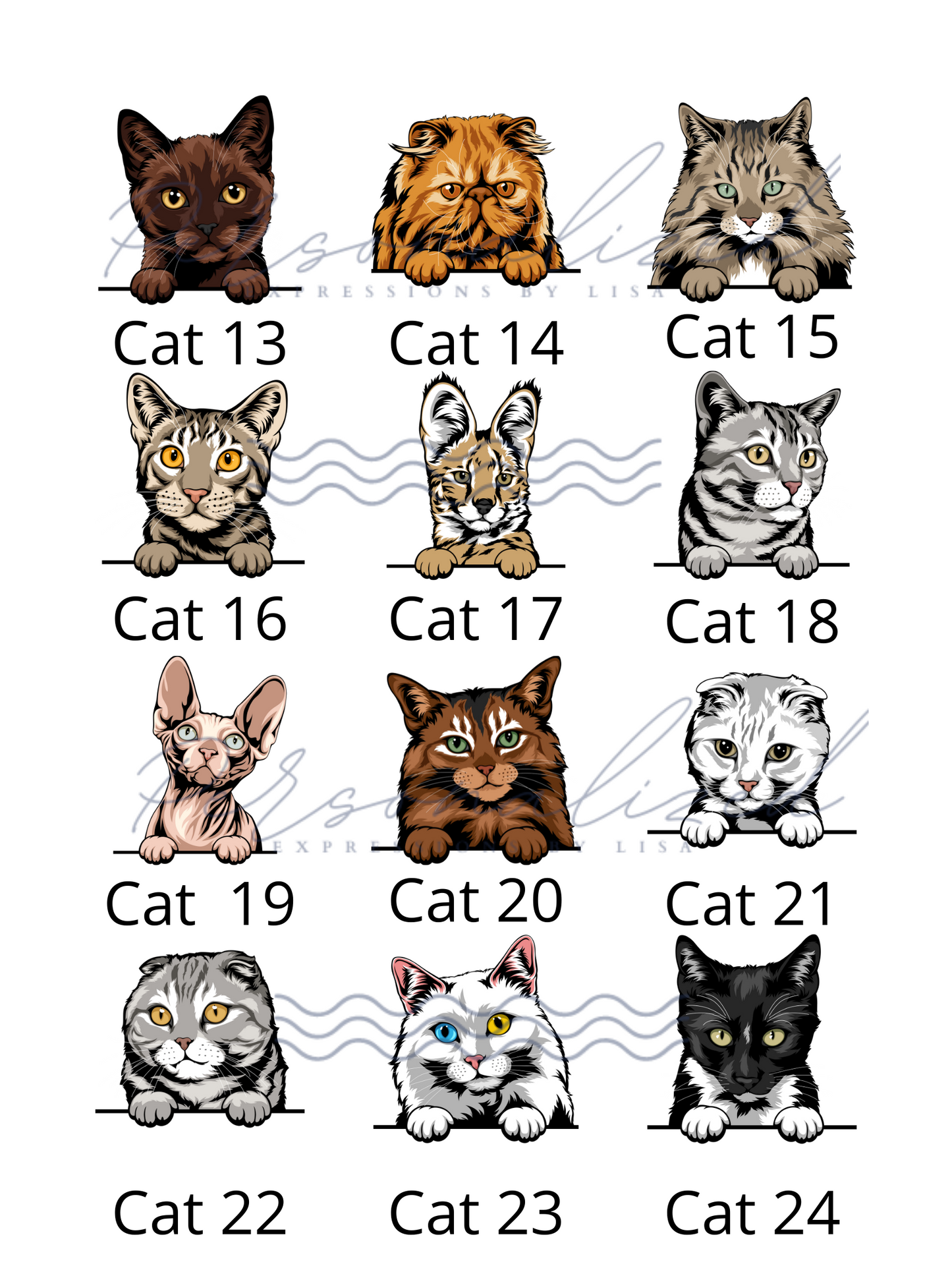 Personalize with your cat or dog's doppelgänger and name or message on this amazing towel.  Love your cat or dog