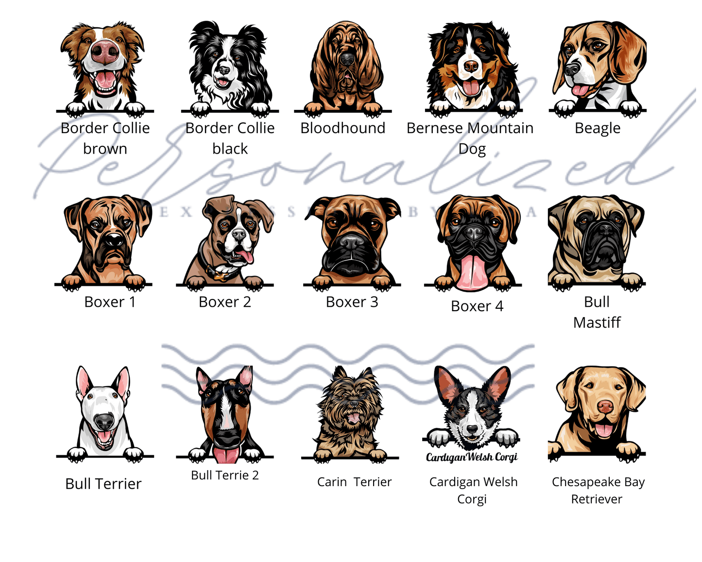 Personalize with your cat or dog's doppelgänger and name or message on this amazing towel.  Love your cat or dog