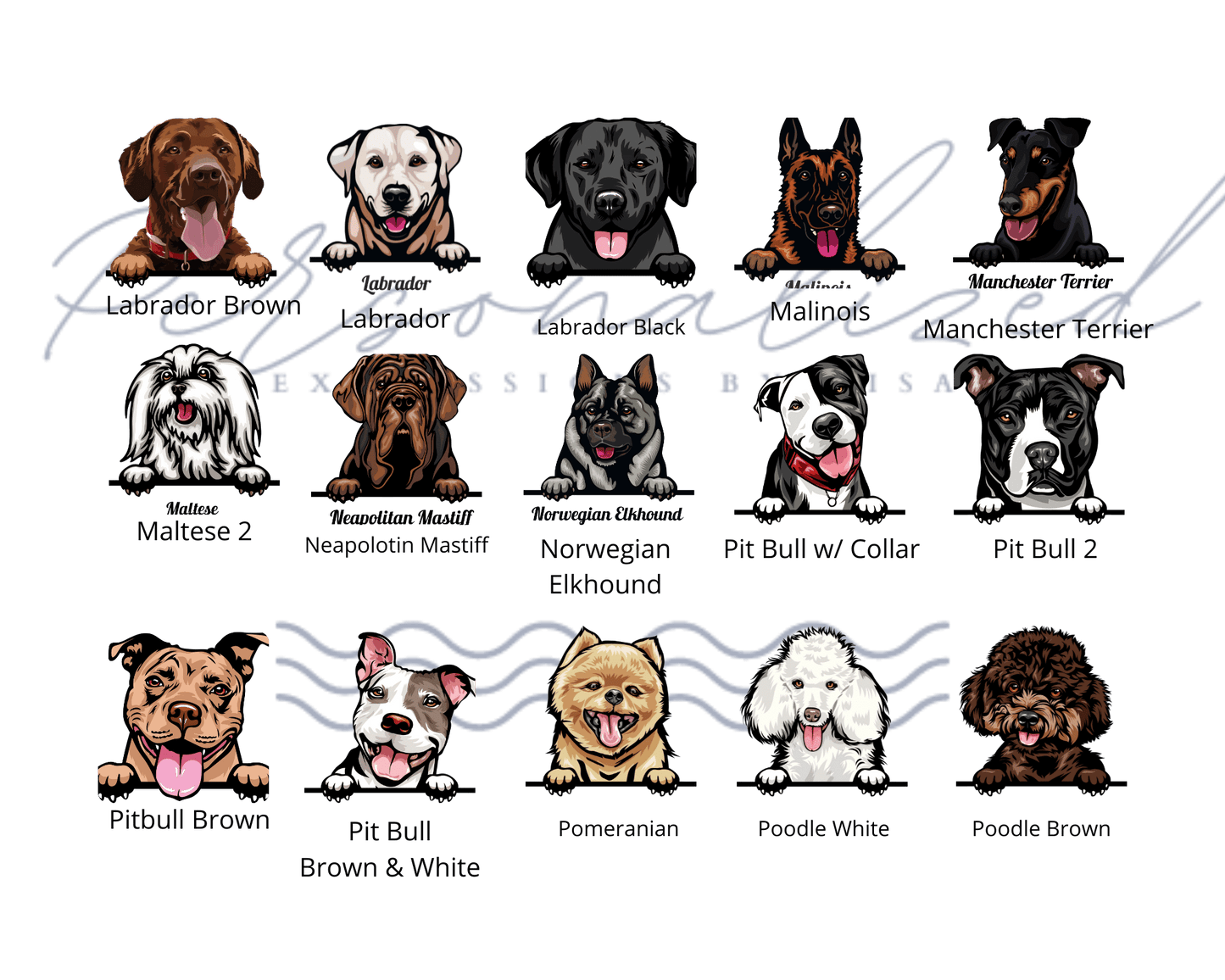 Personalize with your cat or dog's doppelgänger and name or message on this amazing towel.  Love your cat or dog
