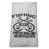 Fishing is like Boobs Funny Hand Towel