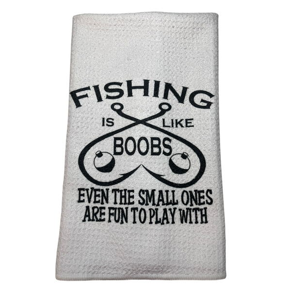 Fishing Towels With Grommet, Fisherman's Towel, Don't Be A Dumb
