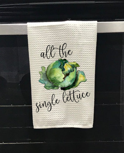 All the Single Lettuce Kitchen Towel