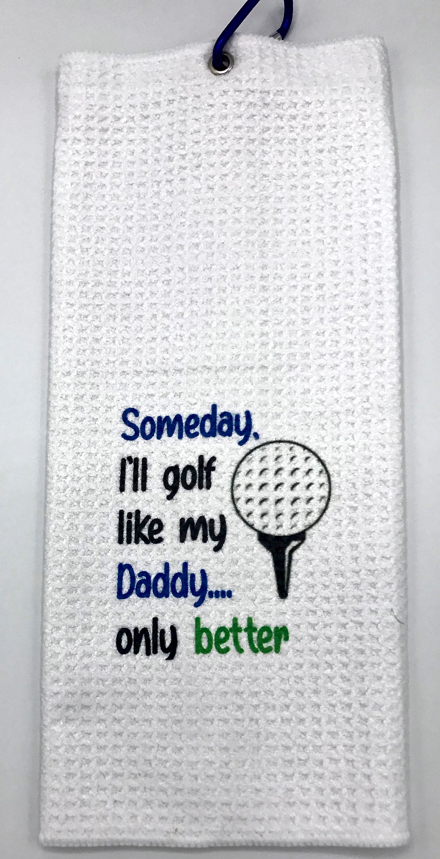 Junior Hanging Golf Towels - Teach the Kiddos young to express themselves on the course