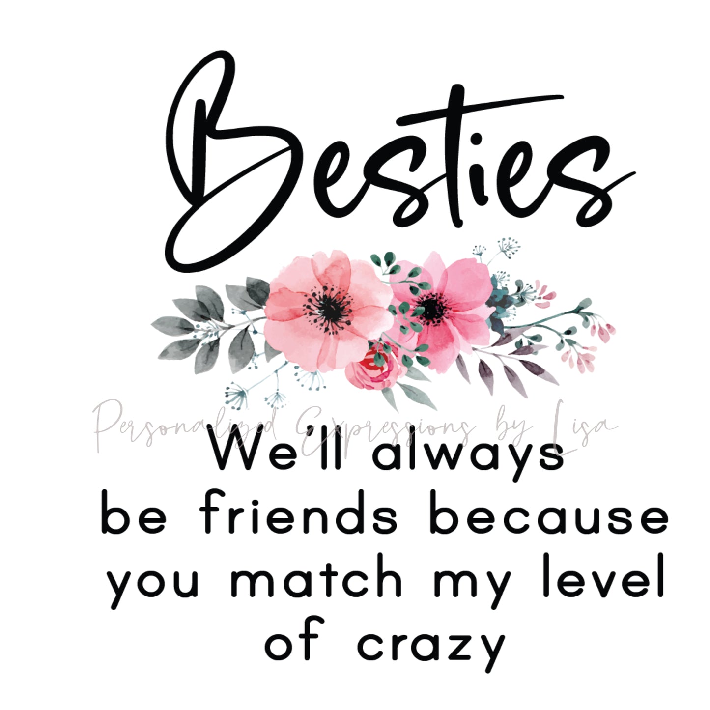 Funny Microfiber Kitchen Towels – Waffle Texture, Fast-Drying - Besties Friends Forever