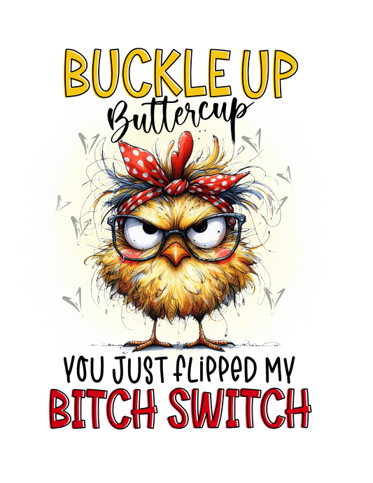 Highly absorbent, fun, and fast drying.  You will love the Buckle Up Buttercup Fun Kitchen Towel