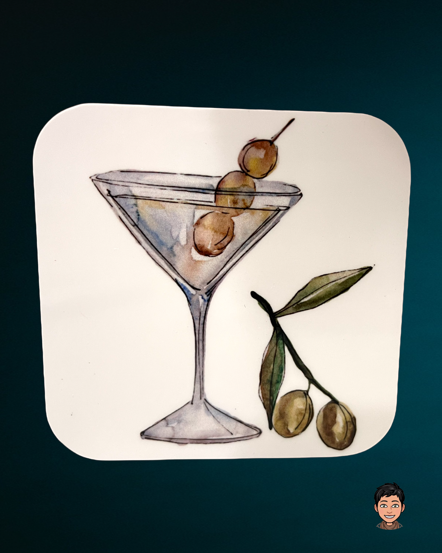 Cocktail Collection Drink Coasters, Mix and Match 4 Coasters and Get a FREE Coaster Stand