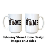 Home is where your Petoskey stones are, feel Northern Michigan in your hands when drink your morning coffee