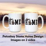 Home is where your Petoskey stones are, feel Northern Michigan in your hands when drink your morning coffee