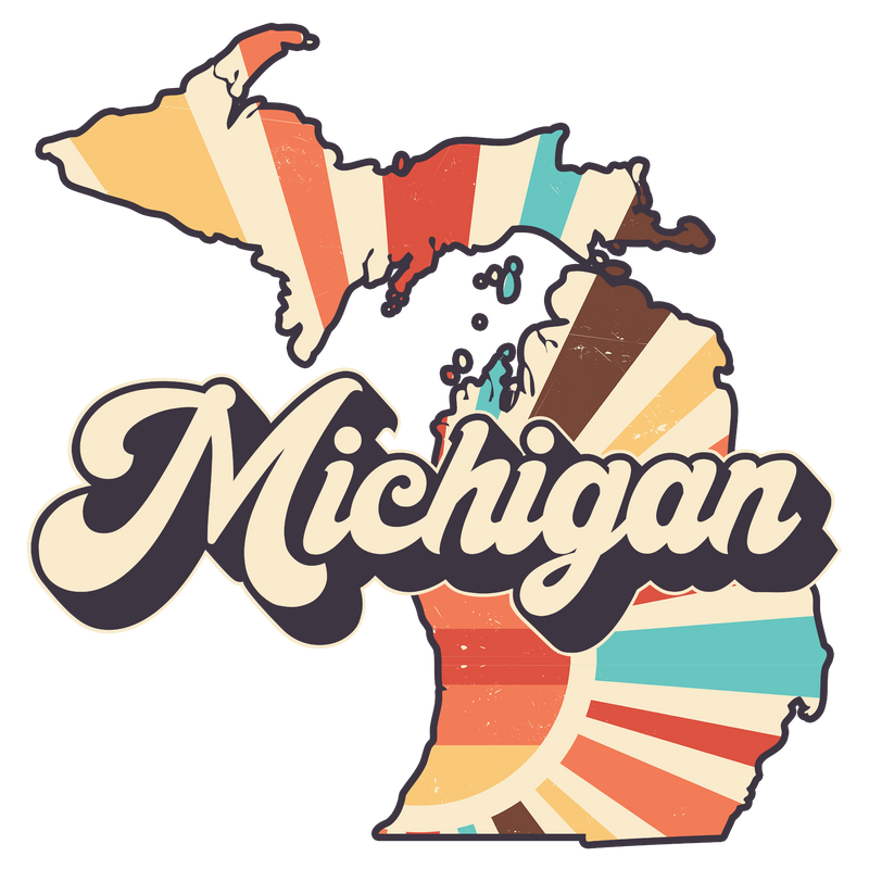 Michigan Mitten Kitchen Towels