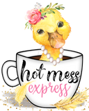 Hot Mess Express Funny Kitchen Towel