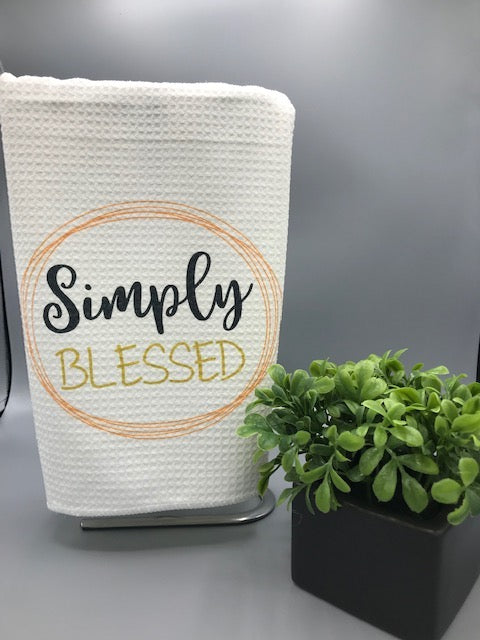 Simply Blessed Kitchen Towel