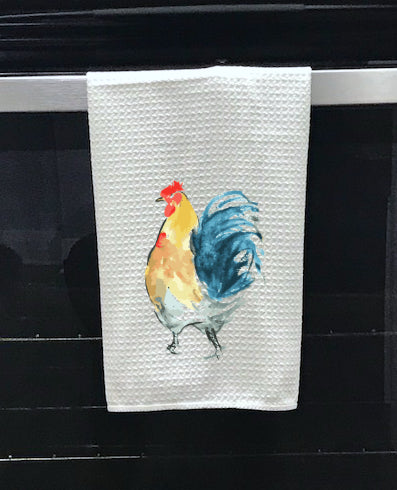 Farmhouse Rooster Kitchen Towel