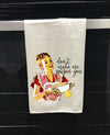 DIY Funny Kitchen Towels - Burton Avenue