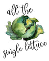 All the Single Lettuce Kitchen Towel