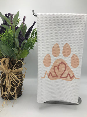 Pet Paw Microfiber Towel