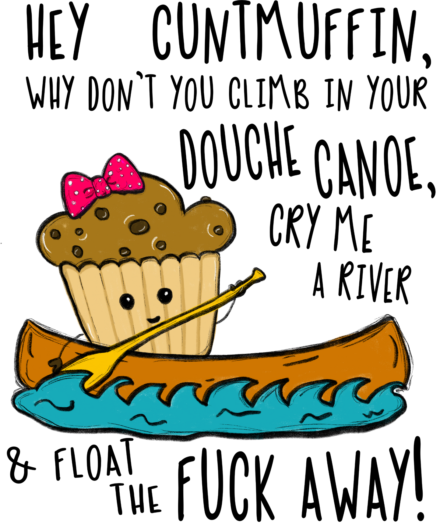 Hey Cuntmuffin Adult Humor Towel