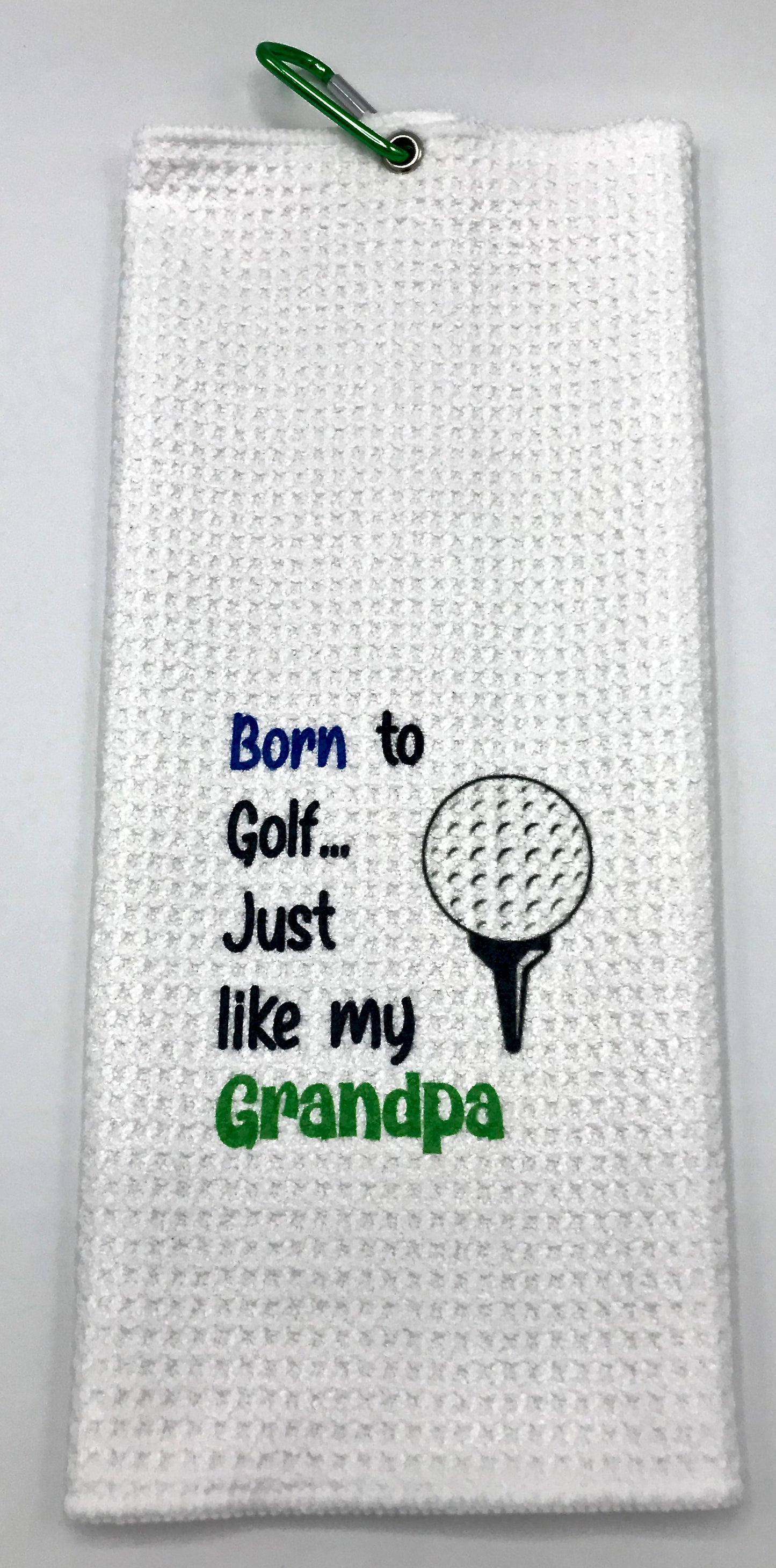 Junior Hanging Golf Towels - Teach the Kiddos young to express themselves on the course