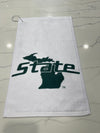 MSU, Michigan State Spartan, Sparty Golf Towel