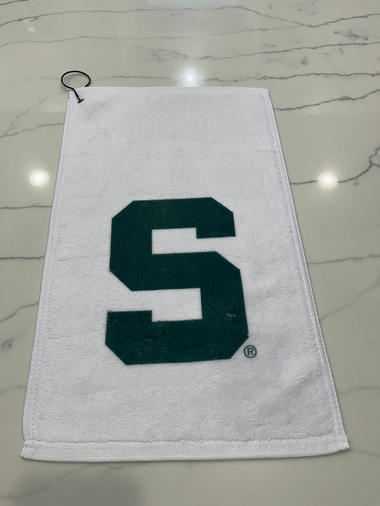 MSU, Michigan State Spartan, Sparty Golf Towel